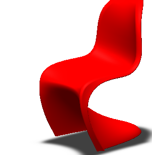 مدلسازی سه بعدی صندلی