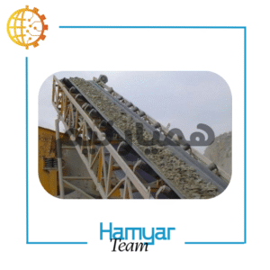 وارنقاله سیمان و مصالح ۶ متر، عرض ۷۰ سانت، تسمه اجدار، شاسی فولادی، موتور موتوژن، گیربکس حلزونی، زاویه دید بالا، مناسب معادن و کارگاهها