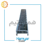 نوارنقاله بارگیری فله ۵ متری با تسمه Chevron، عرض سفارشی، شاسی فولادی سنگین، مناسب نوارنقاله شن و ماسه و معدن؛ زاویه دید ایزومتریک.