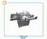 industrial traffic table, stainless steel construction, suitable for loading conveyor and product transfer, by HamyarTeam Machinery