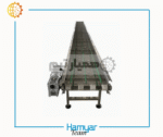 10-meter iron conveyor belt with 80 cm width | Industrial loading conveyor by HamyarTeam Machinery
