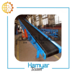 نوارنقاله فله ۷ متری چرخ‌دار با تسمه اجدار، شاسی سنگین، موتور ۳ اسب، گیربکس حلزونی ۷۵، عرض ۴۰–۱۰۰ سانت.