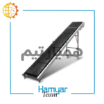 نوارنقاله بارگیری بسته ۷ متری با تسمه PVC ضدلغزش، عرض ۴۰–۱۰۰ سانت، موتور موتوژن، نمای محیط کارگاه.