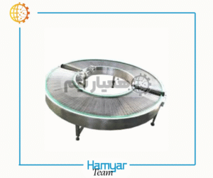 میز ترافیک صنعتی با استیل مقاوم، مناسب خرید و سفارش با قیمت مناسب، شامل تسمه و موتورگیربکس