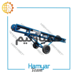 نوارنقاله ۴ متری فله‌بر با تسمه اجدار، عرض ۴۰ تا ۱۰۰، موتور موتوژن، گیربکس کتابی شافت مستقیم، انتقال مصالح در شیب ۳۵ درجه.