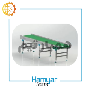 تصویر دقیق نوارنقاله استیل جت پرینتر همیارتیم با طول 0.5 تا 15 متر و عرض قابل‌سفارشی 5 تا 100 سانت، تسمه PVC، PU یا مدولار/ماژولار، موتورگیربکس صنعتی سرعت ثابت یا متغیر، مناسب خطوط چاپ تاریخ، رومیزی یا ایستاده، سازگار با چاپگرهای معتبر بازار و قابل مشاهده در پلتفرم‌های آنلاین تجهیزات صنعتی.