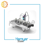 نوارنقاله مخصوص جت پرینتر مدل رومیزی استیل ۱ متر، مجهز به تسمه مدولار، موتور گیربکس صنعتی با سرعت متغیر، سازگار با چاپگرهای آریَن‌بهرنگ و نمونه‌های خارجی، مناسب صنایع کوچک و مشاهده در بازارهای آنلاین تجهیزات صنعتی.