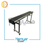 نوارنقاله جت پرینتر تمام استیل با طول ۰.۵ تا ۱۵ متر و عرض ۵ تا ۱۰۰ سانتی‌متر، مجهز به تسمه PVC یا PU و موتورگیربکس صنعتی با سرعت قابل تنظیم، مناسب خطوط چاپ تاریخ و بسته‌بندی، ساخته‌شده توسط ماشین‌سازی همیار – همیارتیم، ایده‌آل برای کارگاه‌ها و صنایع کوچک، قابل استفاده به‌صورت رومیزی یا ایستاده، سازگار با چاپگرهای معتبر بازار و مشاهده در پلتفرم‌های آنلاین.