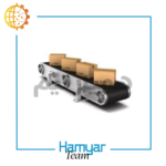 نوارنقاله رومیزی استیل ۱.۵ متری با تسمه مدولار/ماژولار، موتورگیربکس صنعتی، سرعت ثابت، عرض قابل‌سفارشی‌سازی ۸.۵ تا ۶۰ سانت، مناسب چاپ تاریخ و خطوط تولید، جزئیات بدنه استیل و پایه‌های قابل تنظیم، برند ماشین‌سازی همیار، همیارتیم، سازگار با چاپگرهای معتبر بازار، کاربرد B2B و مشتریان کوچک، مشاهده در بازارهای آنلاین.