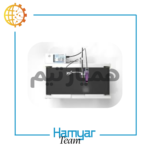 تصویر نوارنقاله جت پرینتر آهنی رومیزی ۱ متری با تسمه مدولار/ماژولار، موتورگیربکس صنعتی، سرعت متغیر، عرض قابل سفارشی ۸.۵ تا ۶۰ سانت، مناسب چاپ تاریخ محصولات، برند ماشین‌سازی همیار و همیارتیم، سازگار با چاپگرهای معتبر بازار، نوارنقاله رومیزی یا ایستاده، تصویر واقعی محصول، طراحی صنعتی دقیق.