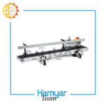 تصویر نوارنقاله جت پرینتر آهنی رومیزی به طول ۲ متر، ساخته‌شده توسط ماشین‌سازی همیار، مناسب خط چاپ تاریخ روی محصولات، مجهز به شاسی آهنی مقاوم، تسمه PVC صنعتی، موتورگیربکس صنعتی با سرعت ثابت یا متغیر، نوارنقاله مخصوص جت پرینتر برای خطوط چاپ، سازگار با چاپگرهای معتبر بازار، با قابلیت سفارشی‌سازی عرض از ۸.۵ تا ۶۰ سانت و بالاتر، مناسب واحدهای تولیدی کوچک و B2B، طراحی دقیق برای نوارنقاله خط چاپ تاریخ.