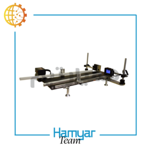 تصویر دقیق نوارنقاله جت پرینتر استیل رومیزی ۱.۵ متری با تسمه PVC، موتورگیربکس صنعتی، سرعت متغیر، عرض قابلسفارشیسازی ۸.۵ تا ۶۰ سانت، مناسب چاپ تاریخ و خط تولید، برند ماشینسازی همیار، سازگار با چاپگرهای معتبر بازار، مناسب B2B و مشتریان کوچک، قابل مشاهده در بازارهای آنلاین تجهیزات صنعتی.