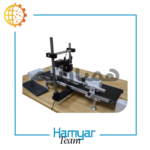 تصویر نوارنقاله جت پرینتر استیل رومیزی ۲ متری مدل HamyarTeam با عرض قابل‌سفارشی ۸.۵ تا ۶۰ سانت و بزرگ‌تر، مجهز به تسمه PVC مقاوم، موتورگیربکس صنعتی با سرعت ثابت، مناسب خطوط چاپ تاریخ در کارگاه‌ها و صنایع کوچک، سازگار با چاپگرهای معتبر بازار مانند آریَن‌بهرنگ، کداجت و نمونه‌های خارجی، ارائه شده توسط ماشین‌سازی همیار و همیارتیم، ایده‌آل برای مقایسه قیمت در بازارهای آنلاین تجهیزات صنعتی.