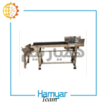 نوارنقاله چاپ تاریخ ۱ متری بدنه آهن با تسمه PVC بادوام، ساخت ماشین‌سازی همیار، مناسب برای جت‌پرینترهای تولیدی و خطوط بسته‌بندی کوچک با امکان انتخاب عرض دلخواه.