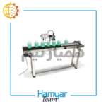 نوارنقاله جت پرینتر ۲ متری بدنه آهن، مجهز به تسمه PVC صنعتی، موتورگیربکس قوی، سرعت متغیر، سفارشی‌سازی عرض ۸.۵ تا ۶۰ سانت، مناسب کاربردهای چاپ تاریخ و مارکینگ در خطوط بسته‌بندی. ساخت ماشین‌سازی همیار.