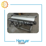 نوارنقاله جت پرینتر ۱ متری استیل با تسمه PVC، موتورگیربکس صنعتی، سرعت ثابت و متغیر، عرض قابل سفارشی ۸.۵ تا ۶۰ سانت، مناسب صنایع کوچک، خطوط نوارنقاله چاپ تاریخ و مشتریان B2B، محصول ماشین‌سازی همیار و همیارتیم، سازگار با چاپگرهای معتبر بازار و قابل استفاده در بازارهای آنلاین صنعتی.