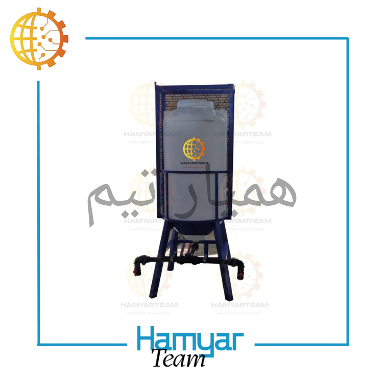 میکسر پلی‌اتیلن صنعتی ۱۰۰۰ لیتری پله‌دار با همزن قیفی گیربکسی، موتورگیربکس صنعتی، شاسی فولادی مستحکم، تخلیه دستی، مناسب میکس مواد شوینده و شیمیایی، طراحی مهندسی، ساخت سفارشی توسط ماشین‌سازی همیار و همیارتیم، ظرفیت سفارشی‌سازی‌شده، گزینه B2B.