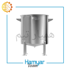 میکسر استیل صنعتی 1000 لیتری دوجداره با شاسی فولادی مستحکم، همزن گیربکسی با سرعت متغیر، موتورگیربکس صنعتی، سیستم تخلیه پنوماتیک، طراحی مهندسی پیشرفته برای صنایع مواد غذایی، شیمیایی و دارویی. بدنه استیل 304 مقاوم در برابر خوردگی، مناسب B2B و کارگاه‌های کوچک، قابلیت سفارشی‌سازی کامل توسط ماشین‌سازی همیار و همیارتیم.