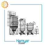 میکسر استیل صنعتی تک‌جداره با ظرفیت 500 لیتر، بدنه از استیل 304 ضدزنگ، مجهز به همزن گیربکسی اینورتردار و موتورگیربکس صنعتی، سیستم تخلیه پنوماتیک، طراحی مهندسی برای تولید مواد شوینده، ظاهر واقعی صنعتی با شاسی فولادی مستحکم، ساخت سفارشی و برند ماشین‌سازی همیار و همیارتیم، مناسب برای کارگاه‌های کوچک و خطوط B2B، قابلیت سفارشی‌سازی کامل.